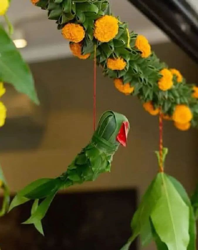 आम के पत्तों का तोरण 
