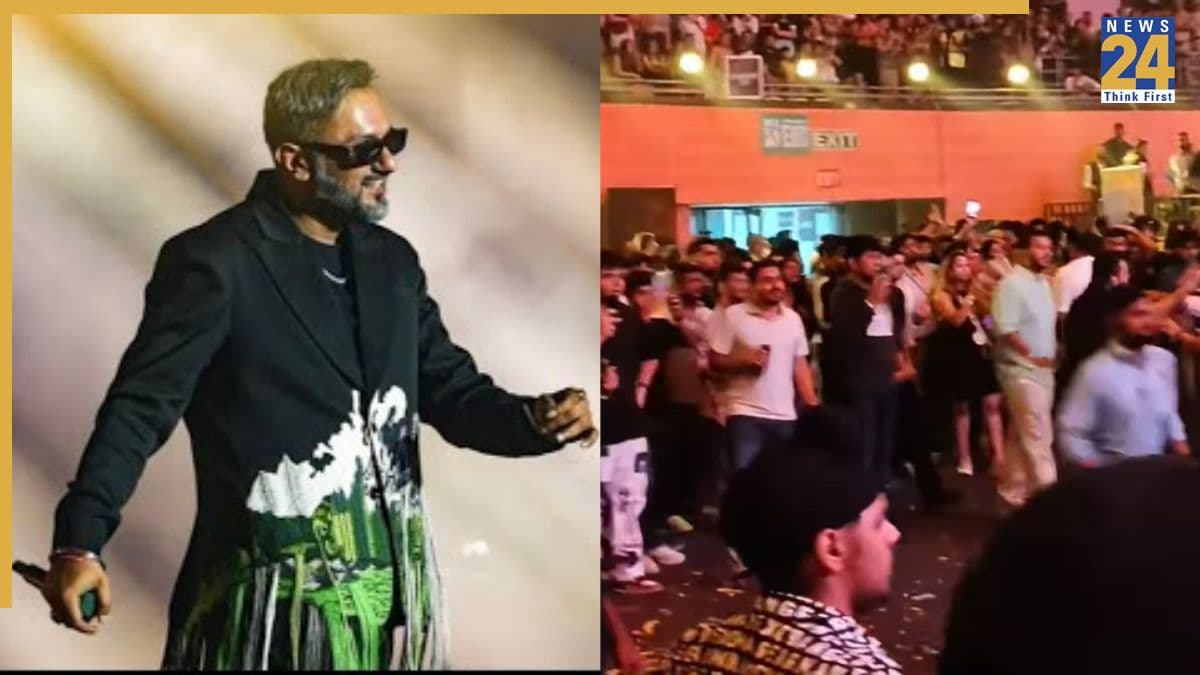 Yo Yo Honey Singh के दिल्ली कॉन्सर्ट में मचा बवाल, सिंगर के सामने ही चले लात-घूंसे, वायरल हुआ वीडियो