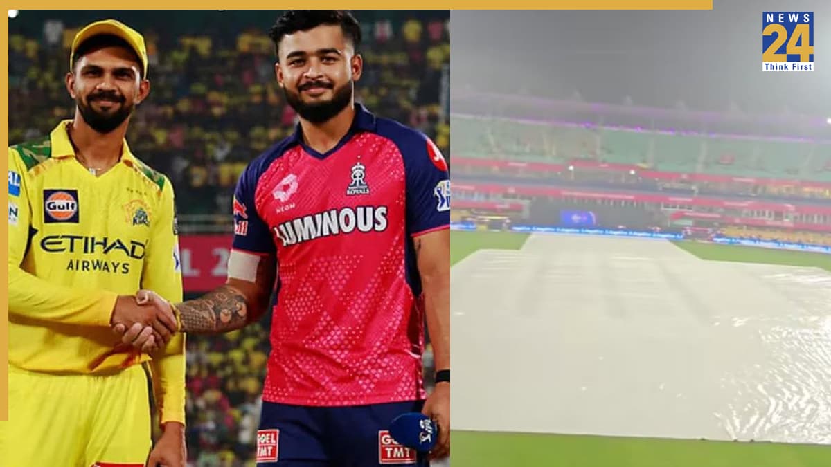 IPL 2026: RR vs CSK मैच पर मंडराए संकट के बादल, मूसलाधार बारिश के चलते रद्द होगा मुकाबला?