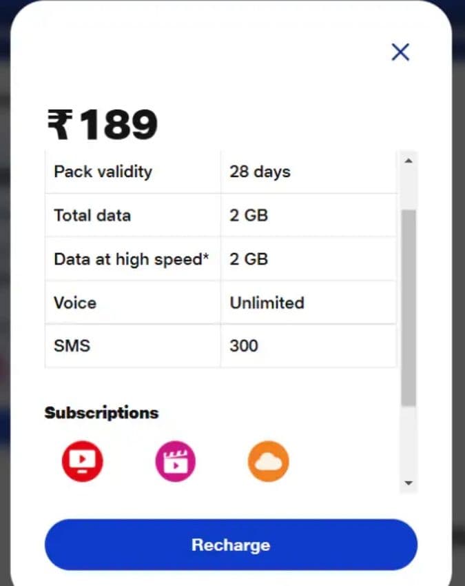 28 दिन वाला सबसे किफायती प्लान