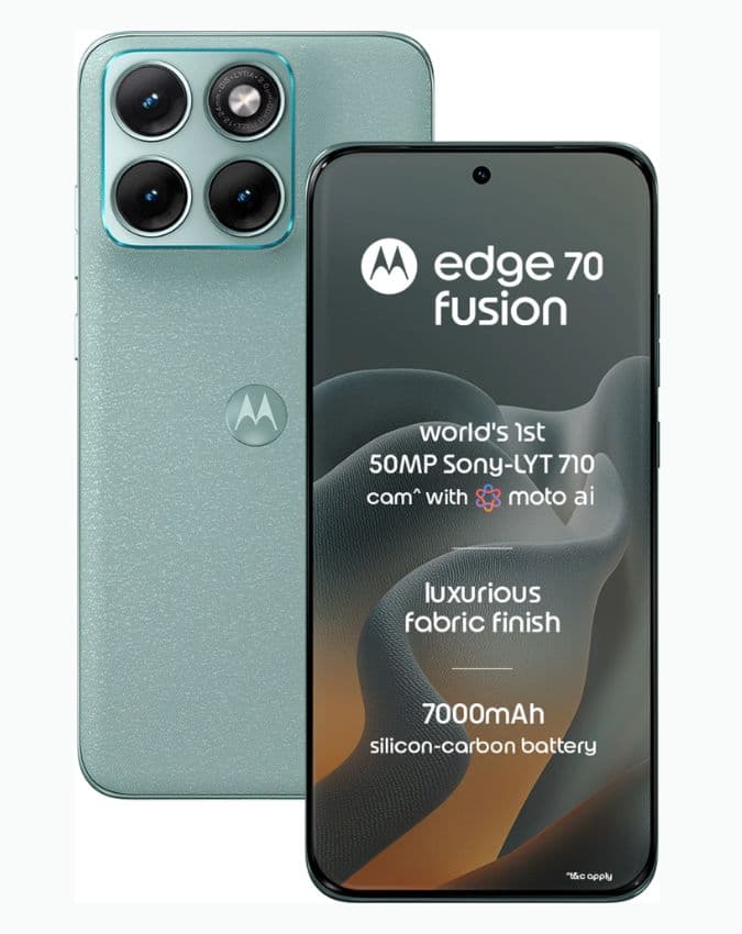 Motorola Edge 70 Fusion (Rs 26,999)