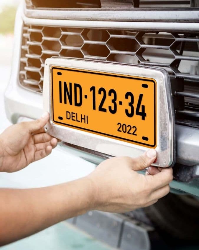नंबर प्लेट से जुड़े जरूरी नियम