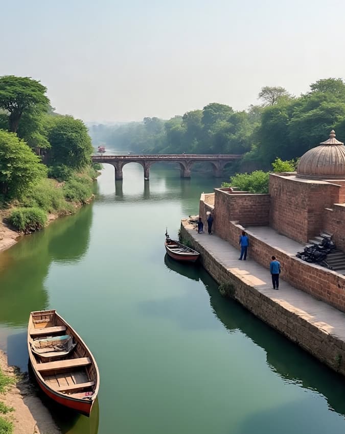 कितनी लंबी है अरवरी नदी?