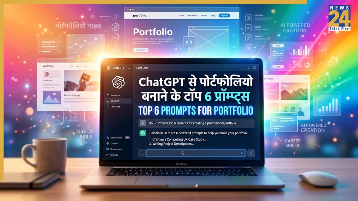 ChatGPT से बनाएं प्रोफेशनल पोर्टफोलियो, इन 6 प्रॉम्प्ट्स से खत्म हो जाएगी आपकी जॉब सर्च की समस्या