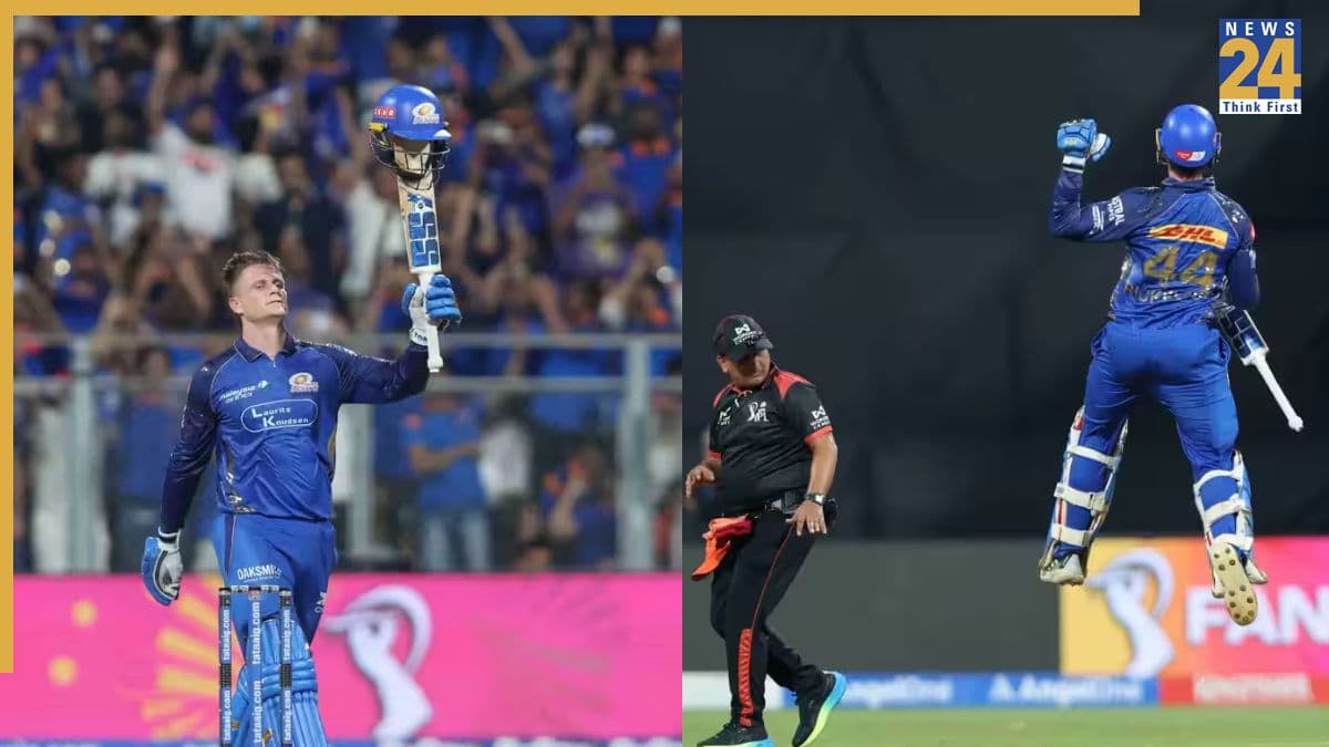 MI vs SRH: सबसे तेज शतक जड़कर रियान रिकेल्टन ने रचा इतिहास, हैदराबाद के खिलाफ खोल दिया धागा