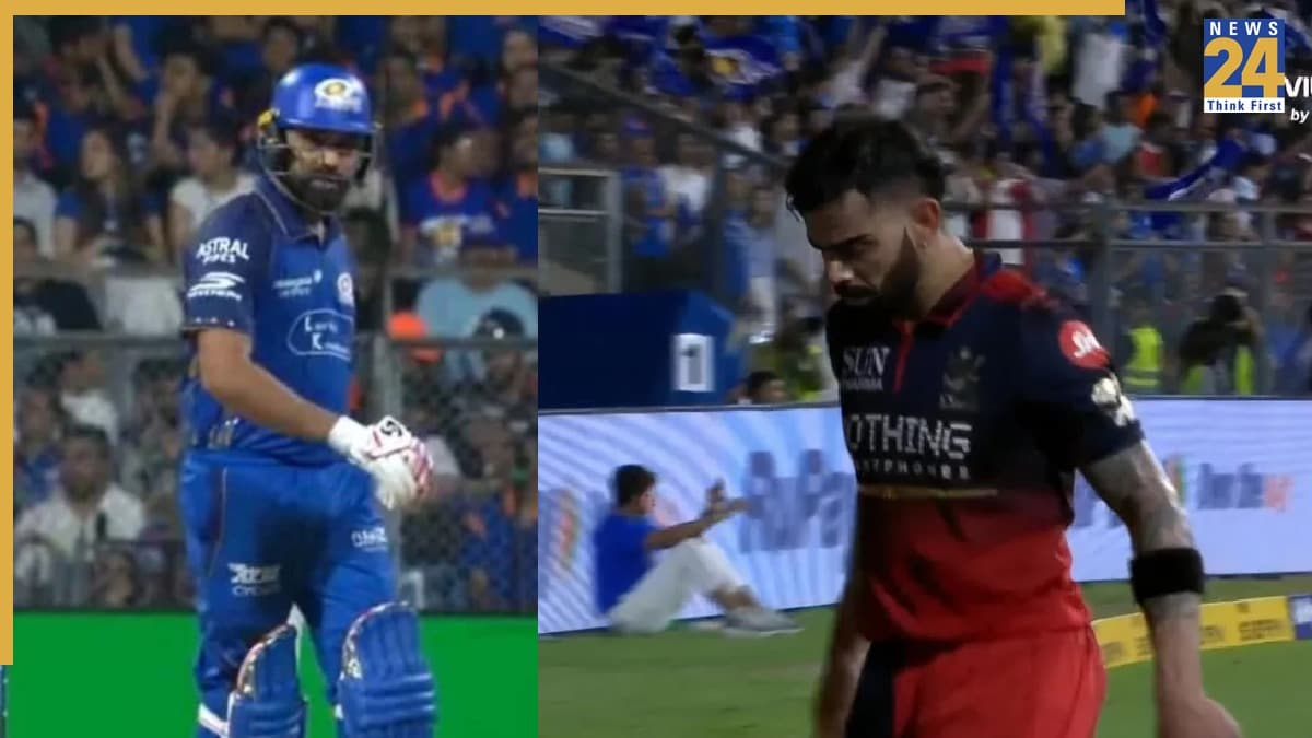 MI vs RCB: लाइव मैच में रोहित शर्मा और विराट कोहली को हुई इंजरी, रो-को फैंस को लगा बड़ा झटका