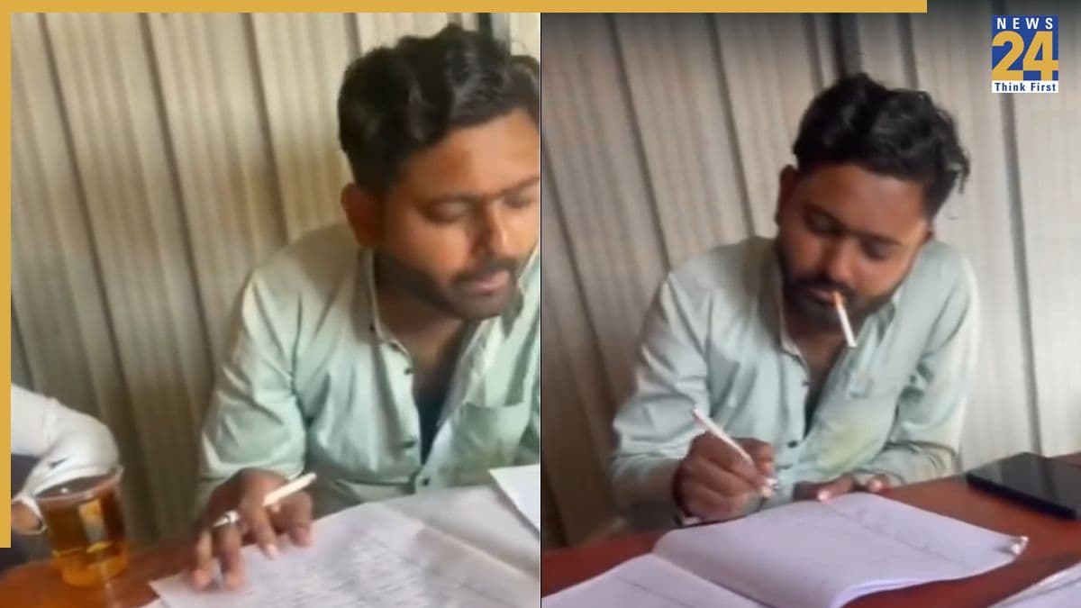 नशे में धुत मास्टर जी टेबल पर शराब रख जांच रहे थे कॉपियां, दोस्तों को भी थमा दिया लाल पेन