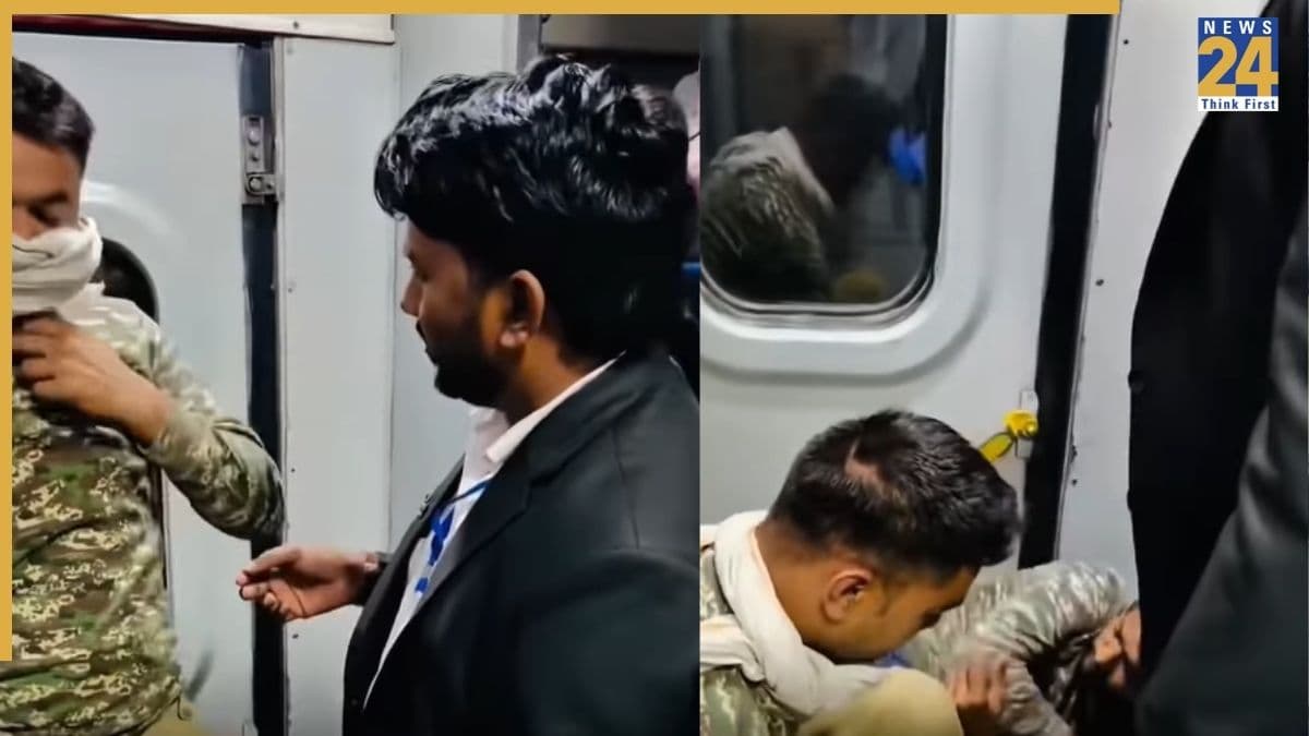 टॉयलेट के पास सो रहे थे जवान… फिर टीटीई ने जो किया, देखकर सब रह गए हैरान