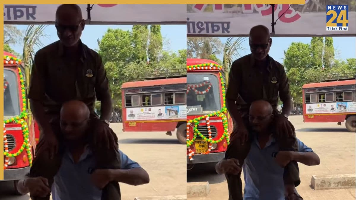 ये दोस्ती हम नहीं तोड़ेंगे: महाराष्ट्र में बस ड्राइवर की विदाई ने जीता सबका दिल