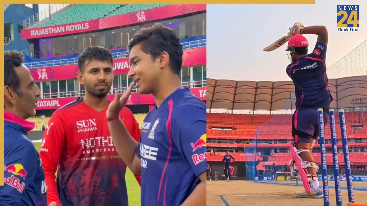 IPL 2026: वैभव सूर्यवंशी के बल्ले की फिर हुई जांच! RCB के स्टार खिलाड़ी ने मांगा बैट, तो तुरंत कर दिया इनकार