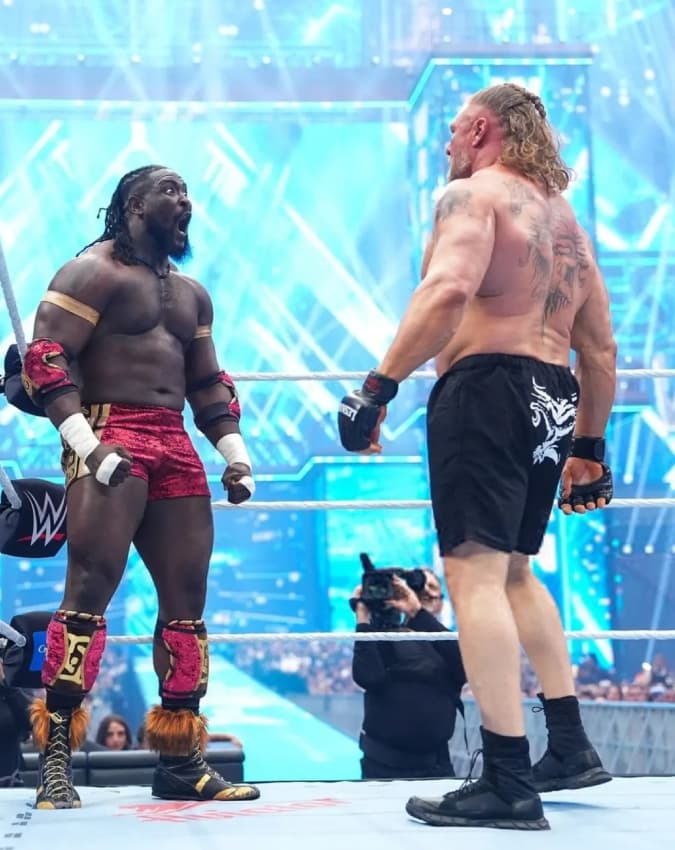 WrestleMania 42 में ब्रॉक लैसनर का मैच किससे हुआ?