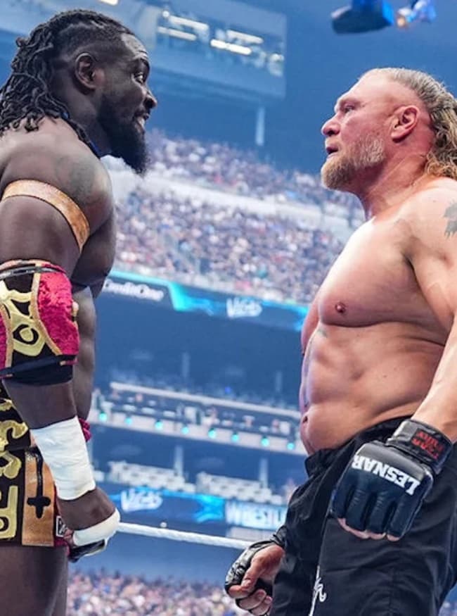 WrestleMania में ब्रॉक लैसनर का हुआ बड़ा मैच 