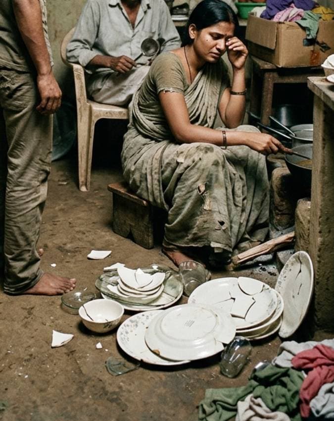 टूटे बर्तन और अशांति