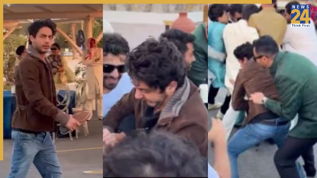 Viral VIDEO: जूता चुराई रस्म में Aryan Khan का देसी अंदाज वायरल, शाहरुख खान के लाडले को देख फैंस हुए हैरान
