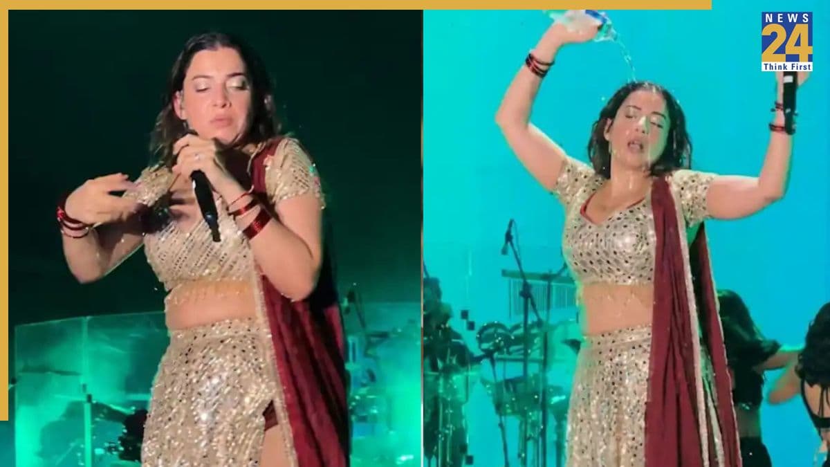 'धुरंधर' सिंगर ने लाइव शो में खुद पर डाला पानी, जैस्मीन सैंडलस ने 'शरारत' परफॉर्मेंस से मचाया गदर; वीडियो वायरल