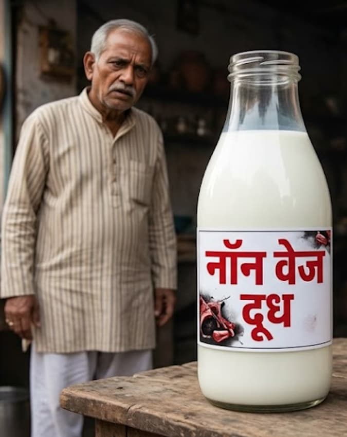 आखिर क्या है यह 'नॉन-वेज' दूध?