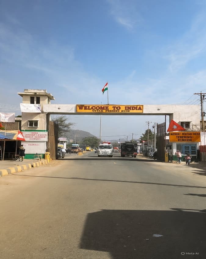 नेपाल से लगती है अंतरराष्ट्रीय सीमा
