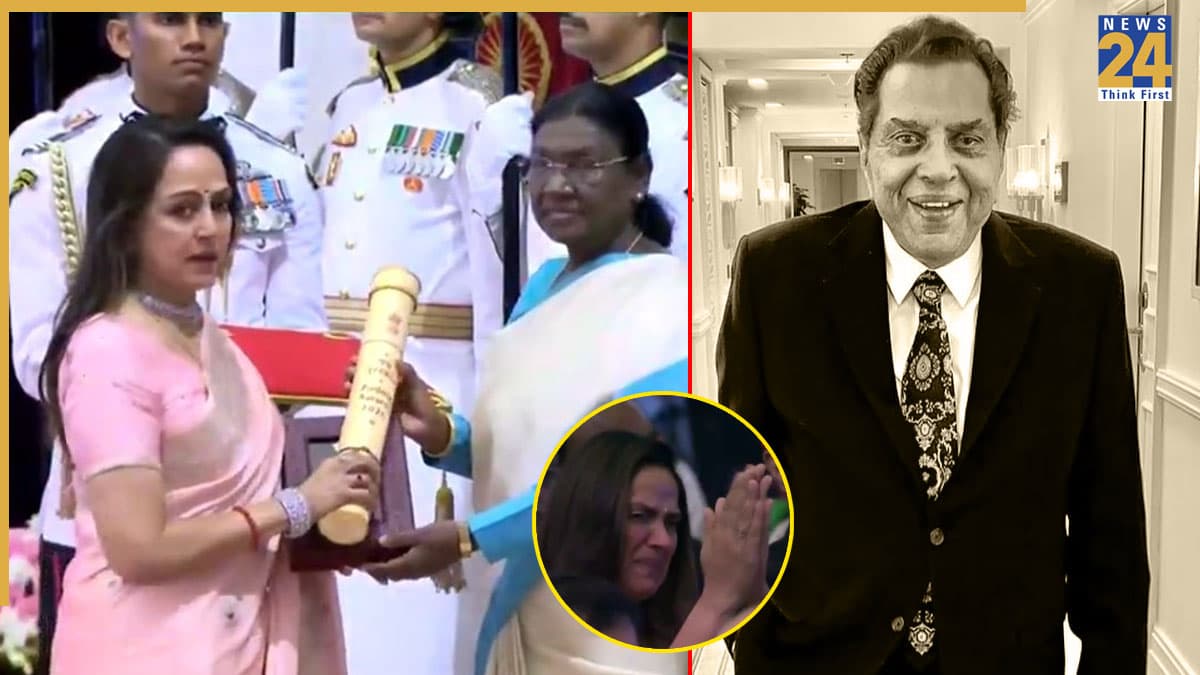 राष्ट्रपति मुर्मू ने दिग्गजों को पद्म पुरस्कार से नवाजा, धर्मेंद्र को मरणोपरांत सम्मान मिलने पर छलके बेटी अहाना के आंसू