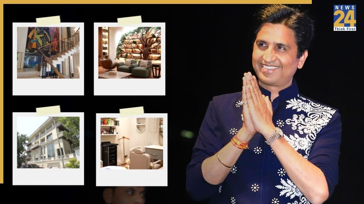 कुमार विश्वास का आलीशान बंगला देखकर रह जाएंगे हैरान! प्राइवेट सलून, रॉयल इंटीरियर और 60 फीट की पेंटिंग ने जीता दिल