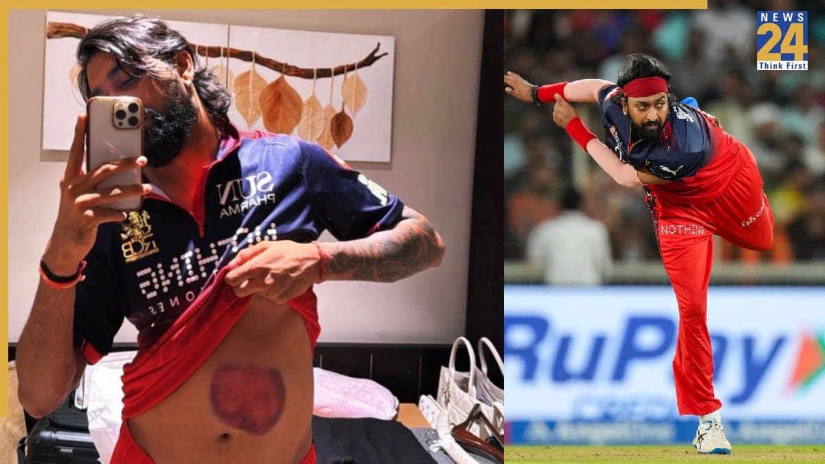 IPL 2026: दर्द में खेलकर क्रुणाल पांड्या ने RCB की मुंबई के खिलाफ बचाई इज्जत, तस्वीर देखकर करेंगे सैल्यूट
