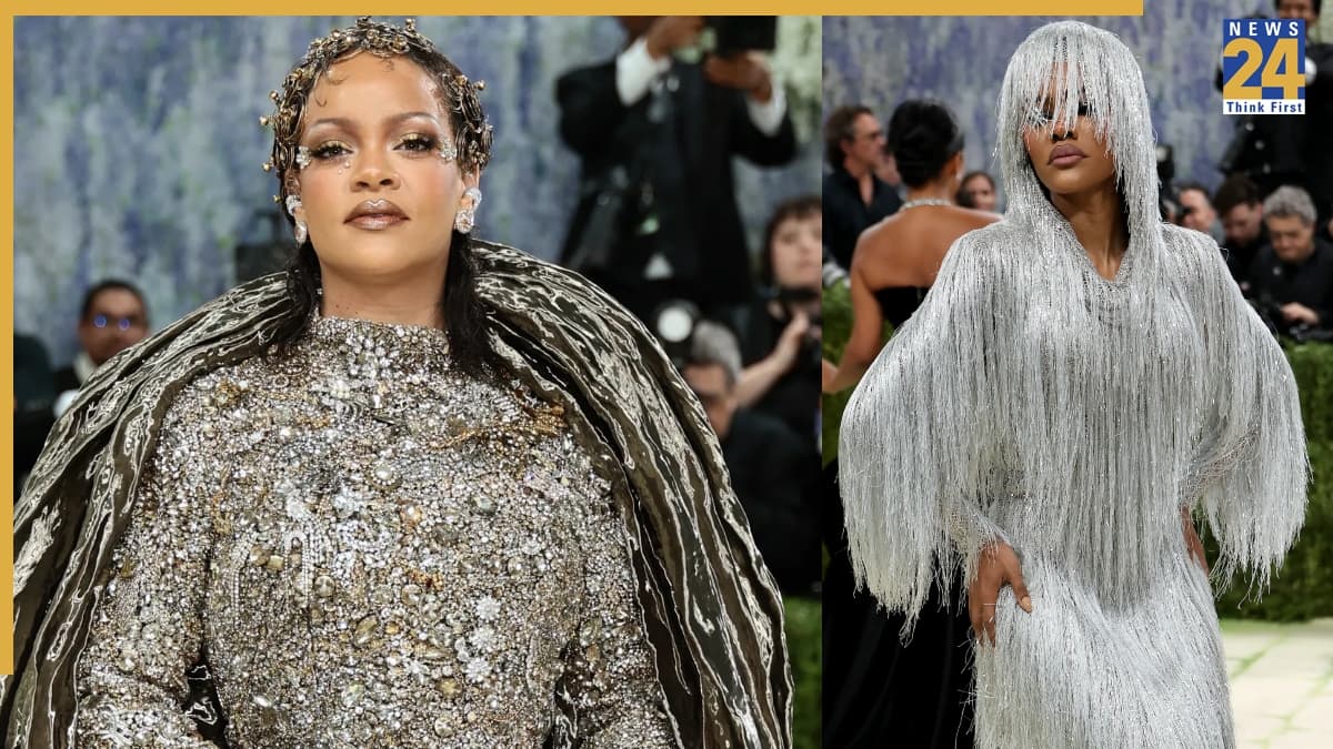 Rihanna से लेकर Beyonce तक... Met Gala 2026 में छाए विदेशी स्टार्स, देखें लुक्स