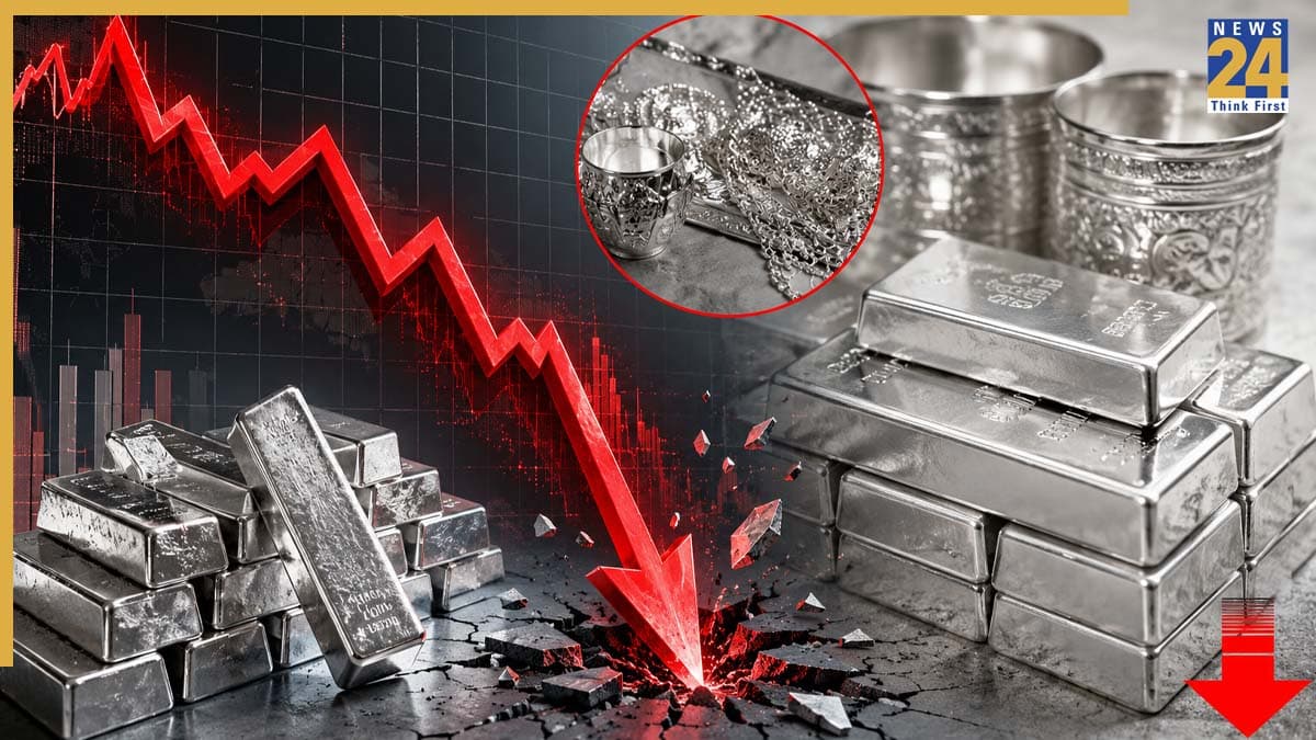 Silver Price Crash: 4 दिन में चांदी के दाम हुए धड़ाम, रिकार्ड हाई लेवल से करीब 2 लाख सस्ती