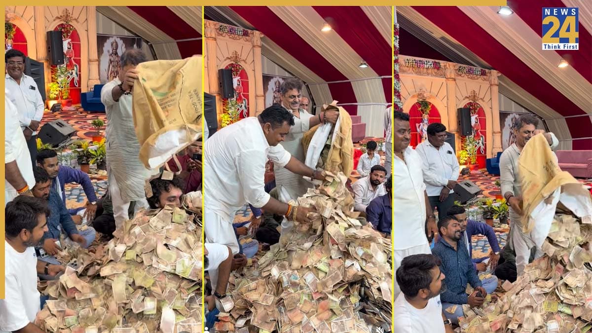 सिंगर पर लोगों ने बोरा भरकर लुटाए लाखों रुपये, सिर से पांव तक बरसे नोट ही नोट; वीडियो वायरल
