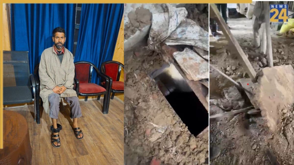 J&amp;K पुलिस ने साउथ कश्मीर में दो अंडरग्राउंड नार्को ठिकाने पकड़े, आरोपी पर लगाया GPS ट्रैकिंग