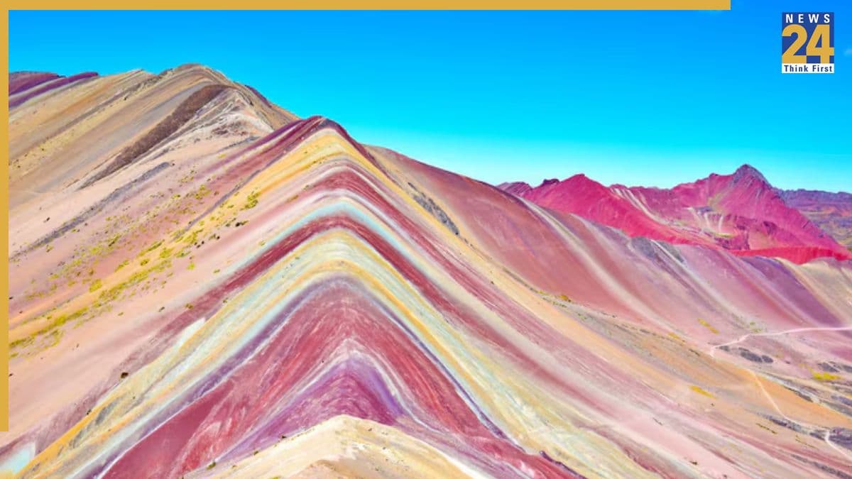 दुनिया का इकलौता 'Rainbow Mountain'! आखिर क्यों रंग-बिरंगा दिखता है पेरू का ये पहाड़