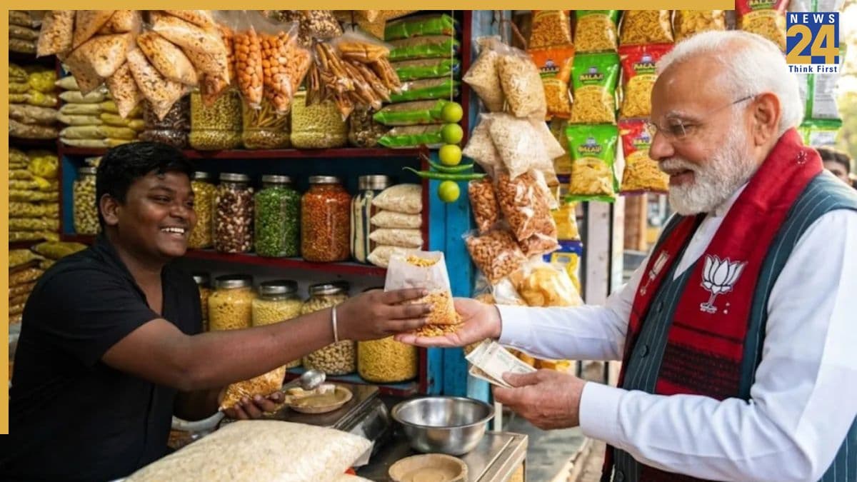 pm modi and jhalmuri shopkeeper
