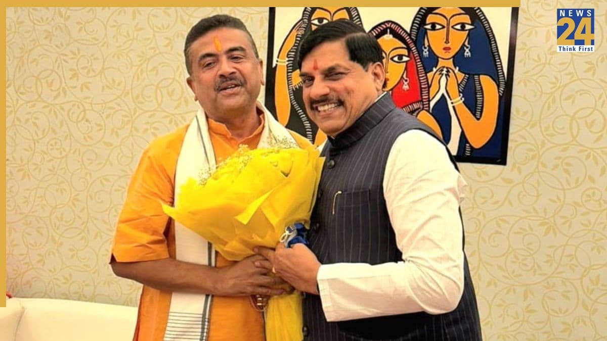 Dr. Mohan Yadav Congratulate Suvendu Adhikari