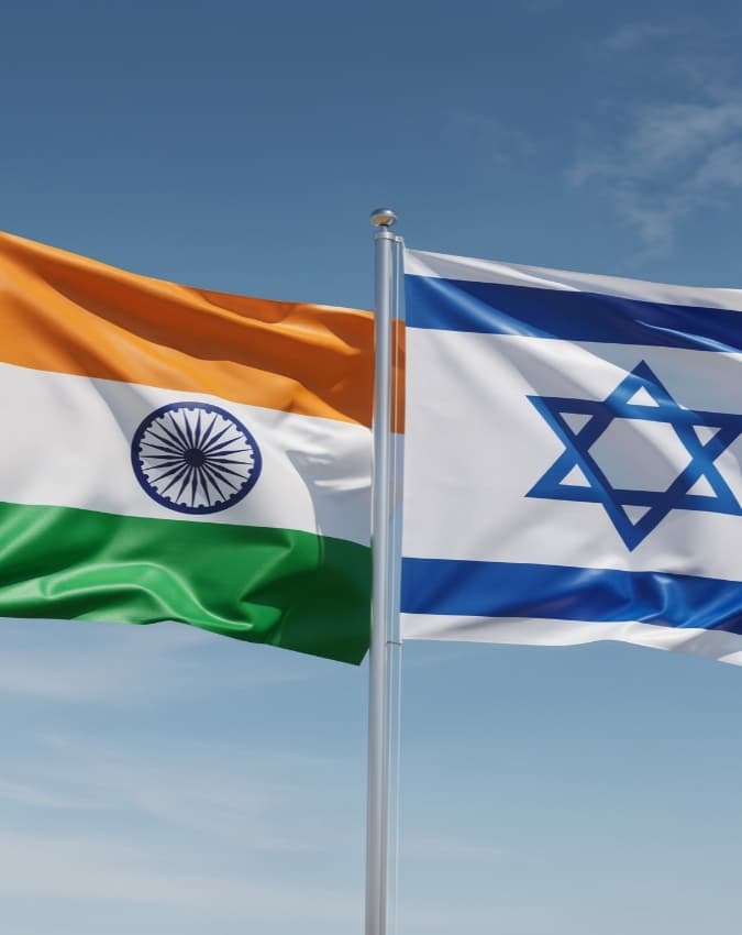 भारत और इजरायल ने मिलाए थे हाथ