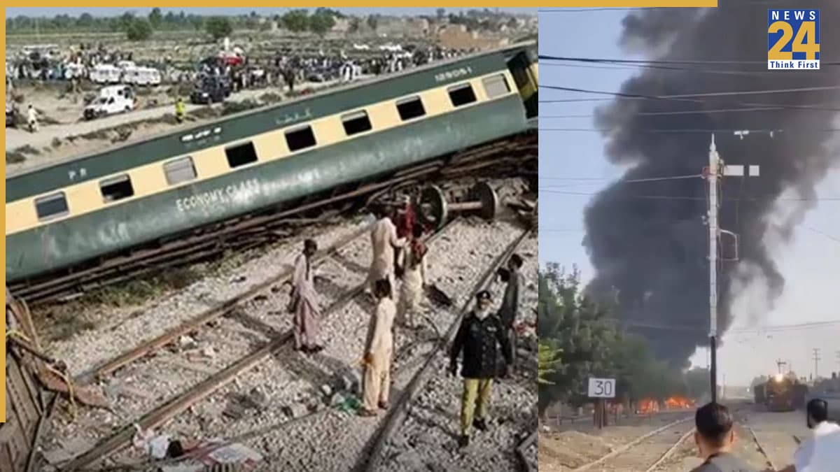 पाकिस्तान में ट्रेन ब्लास्ट की ताजा तस्वीरें आईं सामने, अब तक 24 की मौत