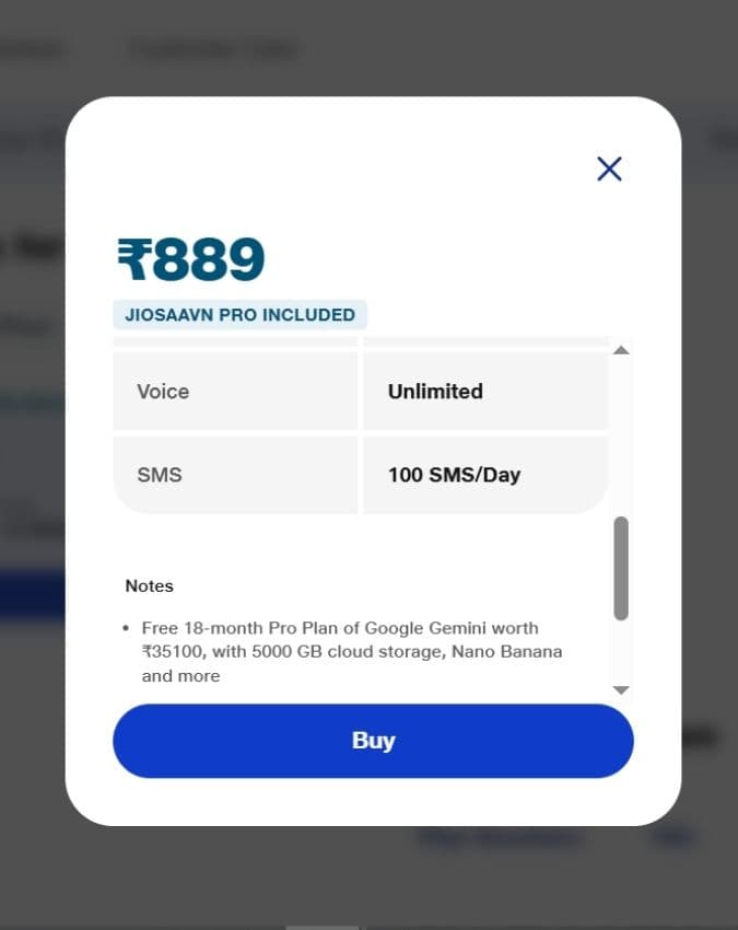 अनलिमिटेड कॉलिंग और SMS का फायदा