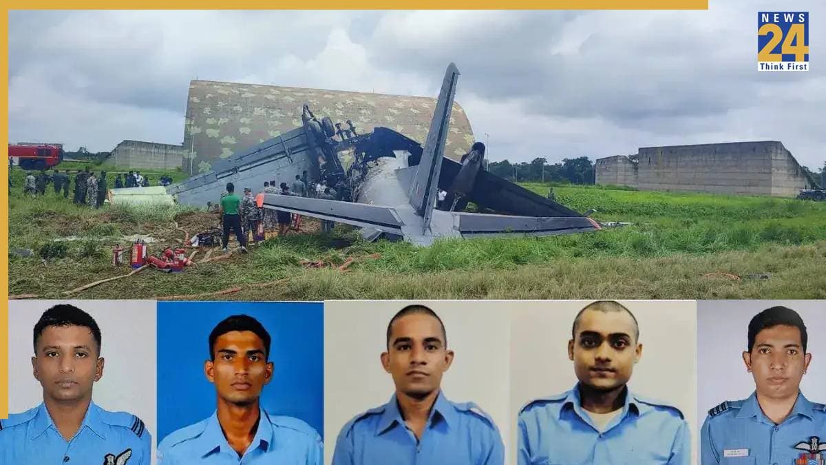देश में बड़ा विमान हादसा, वायुसेना के 5 जवान शहीद, असम में लैंडिग के बाद AN-32 एयरक्राफ्ट में लगी आग