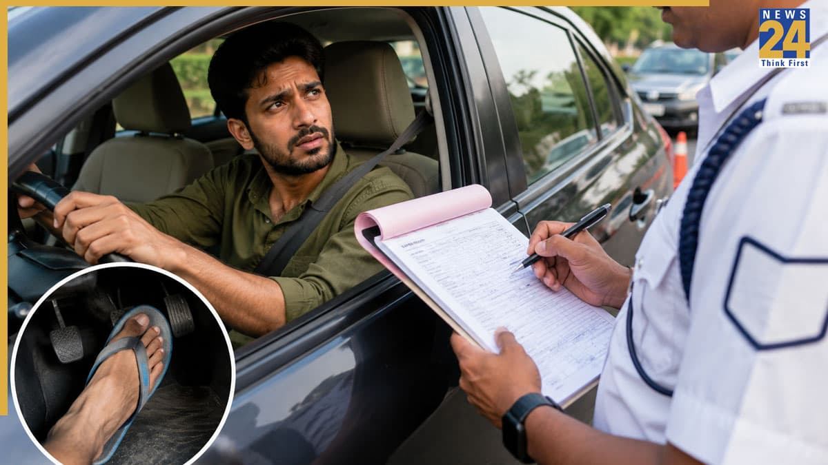 Traffic Rules: चप्पल या लुंगी पहनकर कार चलाई तो क्या कटेगा चालान? जान लें ट्रैफिक के ये अनसुने नियम