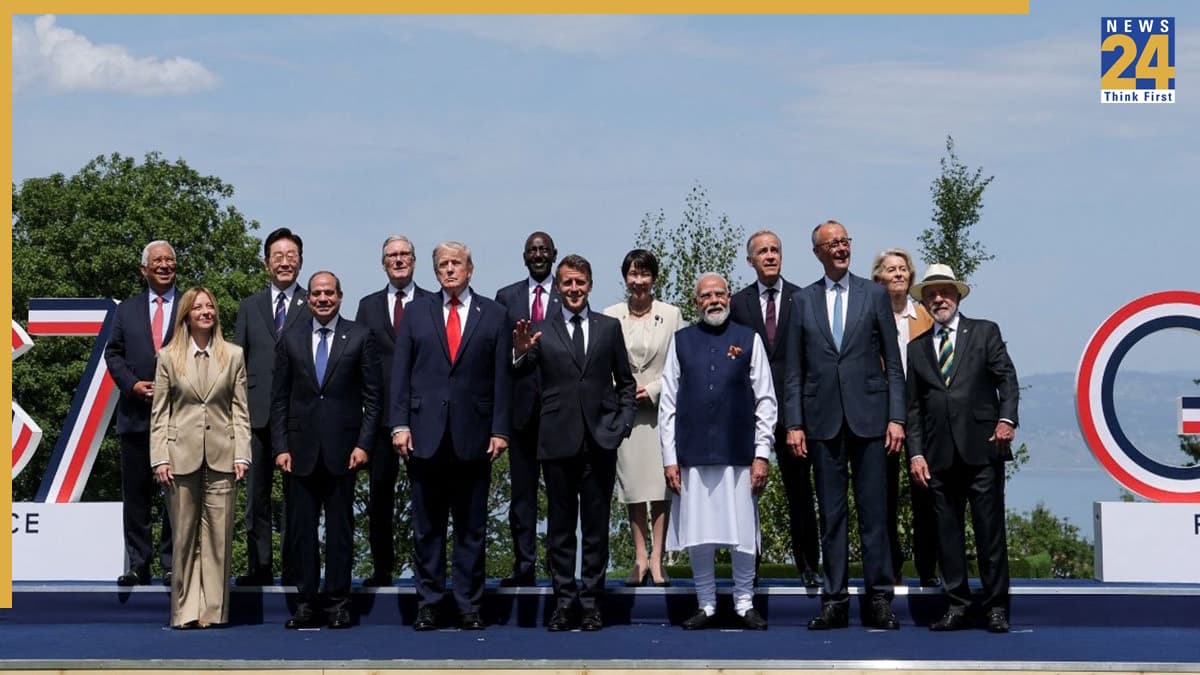 WATCH: PM मोदी और ट्रंप ने शेयर किया G-7 का मंच, 16 महीने बाद फ्रांस में हुई मुलाकात