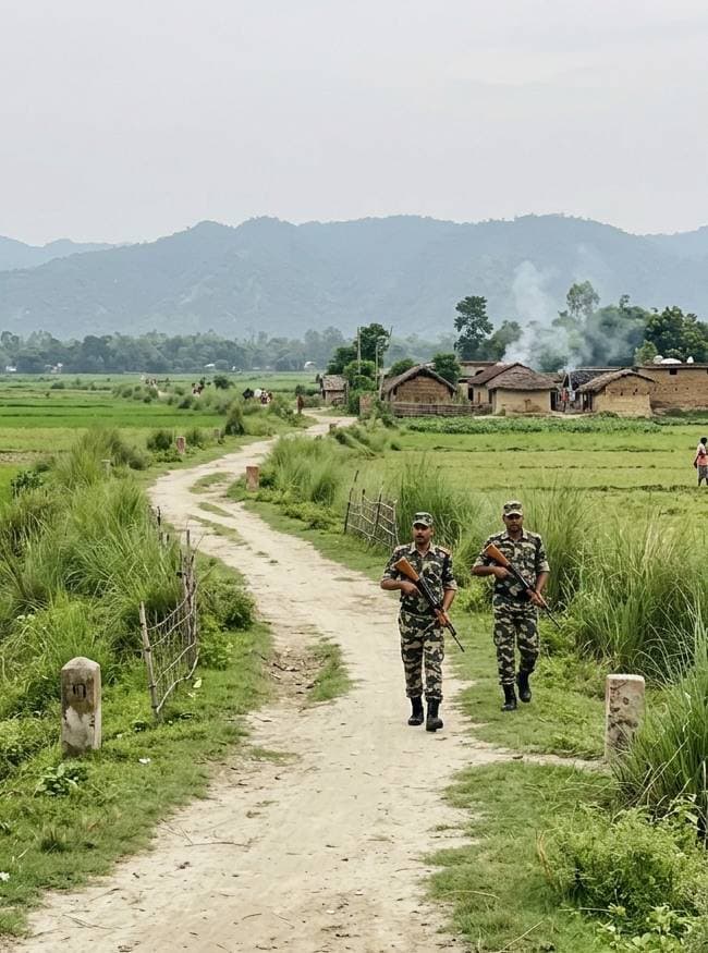 भारत-नेपाल का 38KM लंबा बॉर्डर