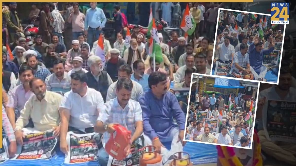 जम्मू और किश्तवाड़ में कांग्रेस का महंगाई के खिलाफ प्रदर्शन, मोदी सरकार पर साधा निशाना