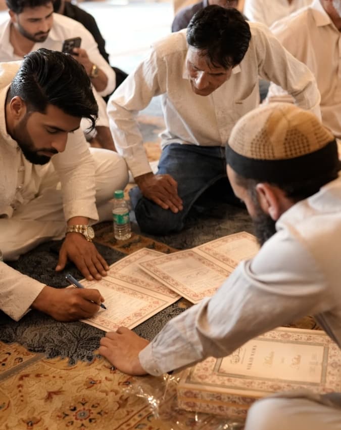 मोहसिन अख्तर ने किया निकाह