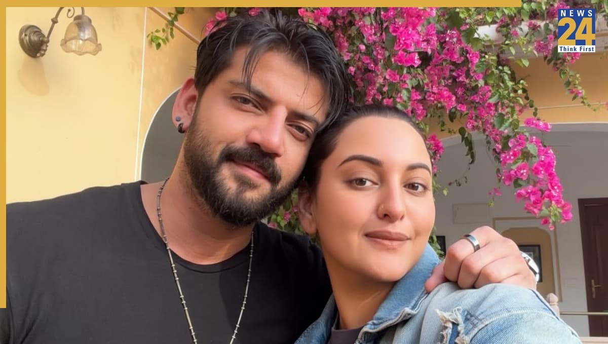 Sonakshi Sinha ने पति के साथ शेयर की वेडिंग एनिवर्सरी की फोटोज, एक-दूसरे के प्यार में डूबा कपल