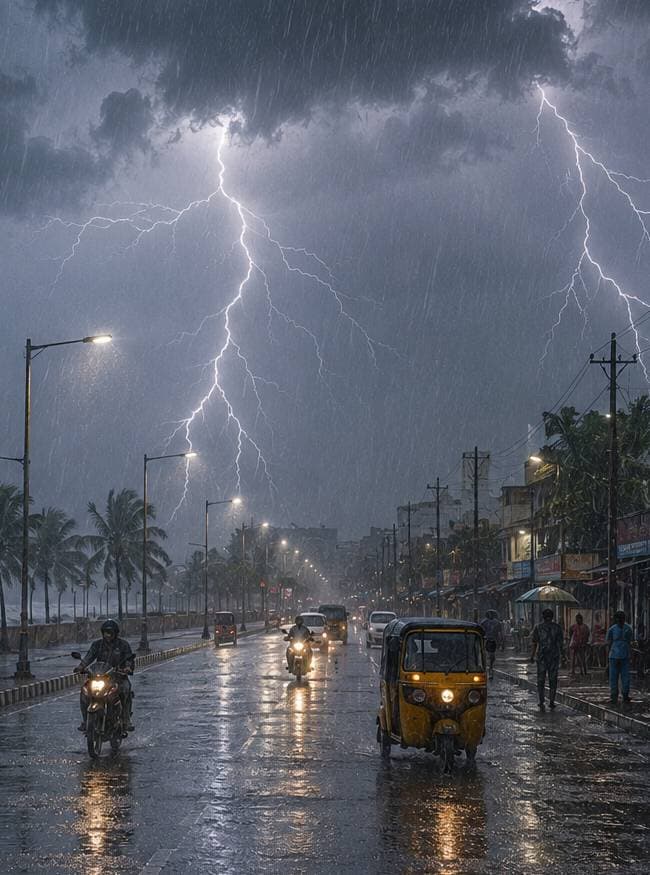 अगले सात दिनों तक बहुत भारी बारिश