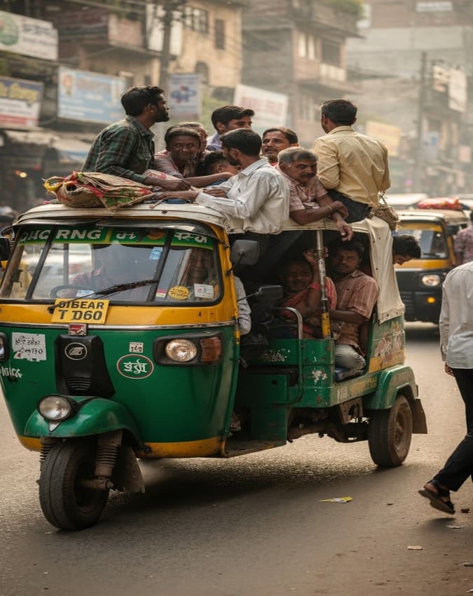 कितनी सवारी बैठा सकते हैं?