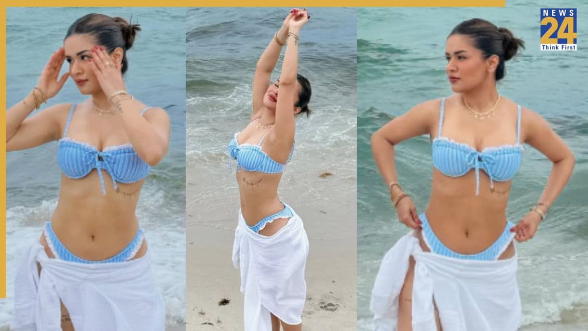 ब्लू बिकिनी में अवनीत कौर ने बढ़ाया इंटरनेट का पारा! Beach लुक की कातिलाना फोटोज वायरल