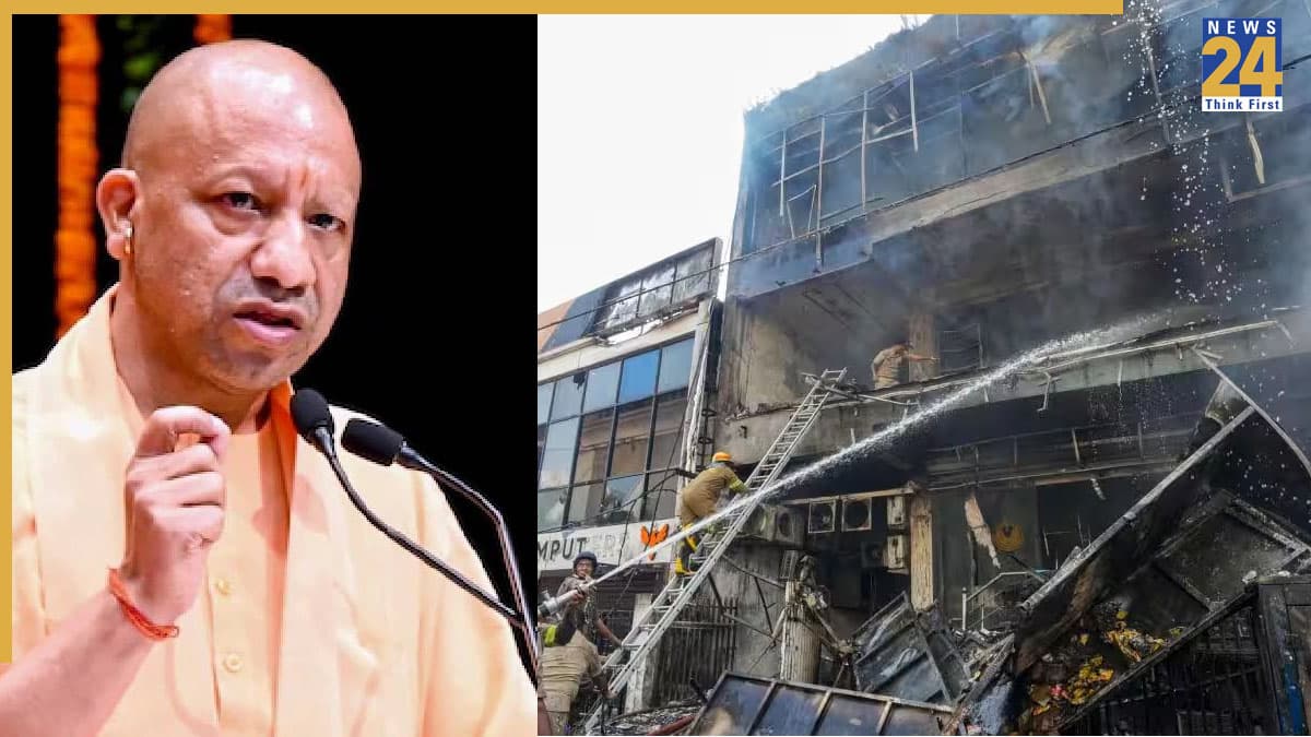 लखनऊ अग्निकांड में बड़ा एक्शन, 4 अफसरों पर गिरी गाज और 4 आरोपी गिरफ्तार, हादसे में 15 ने गंवाई जान
