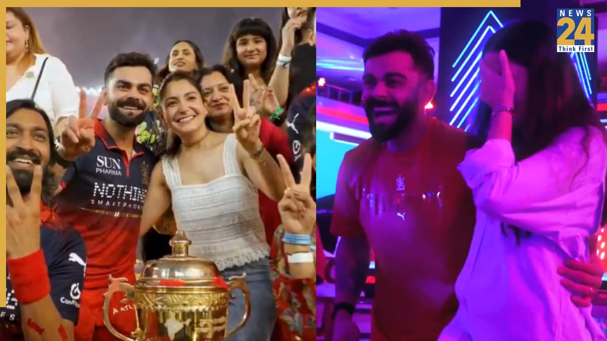 IPL ट्रॉफी जीतते ही मिला विराट कोहली को ‘लकी किस’! वायरल तस्वीर ने लूट ली महफिल, चैंपियन से ज्यादा मोमेंट की चर्चा