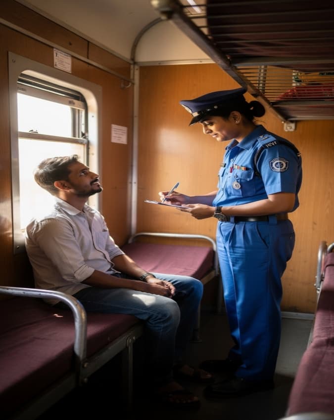 फ्लाइंग टीम भी चेक करती है टिकट