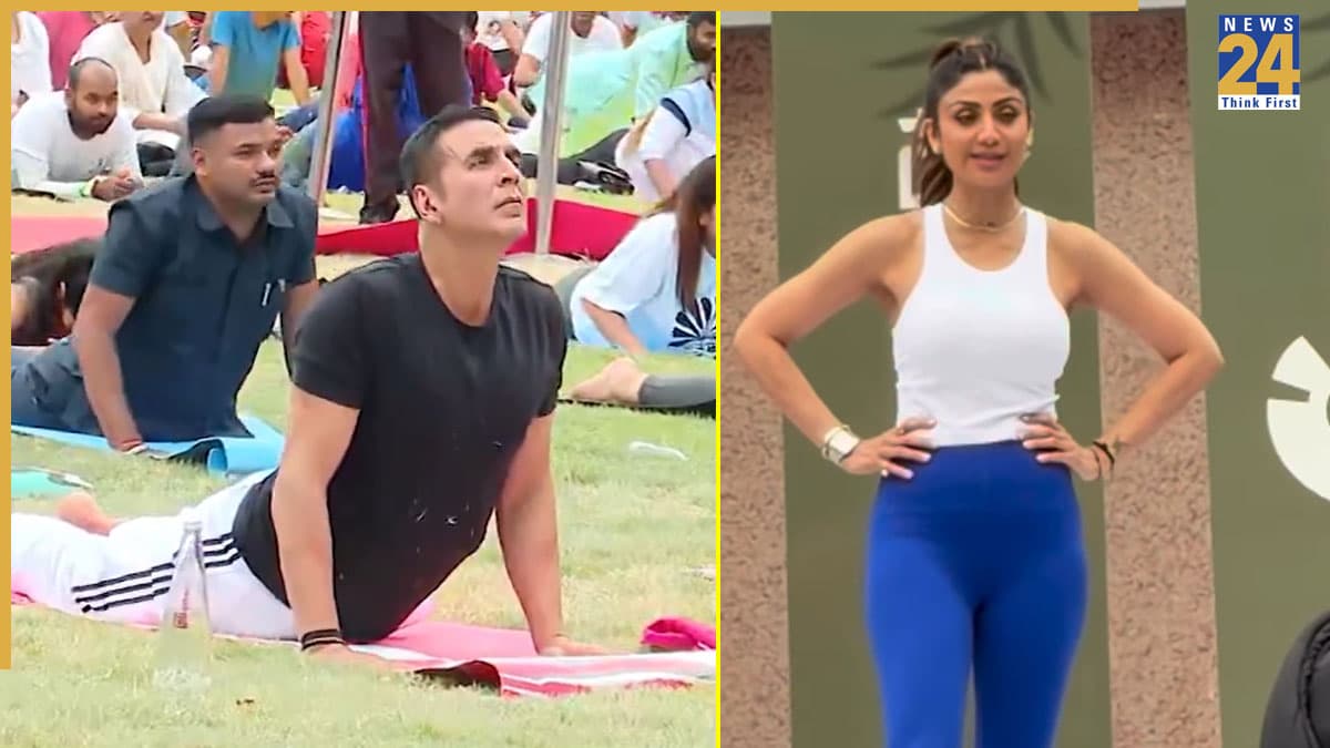 International Yoga Day: शिल्पा शेट्टी से लेकर अक्षय कुमार तक... फिटनेस को लेकर बॉलीवुड सेलेब्स में दिखा जोश