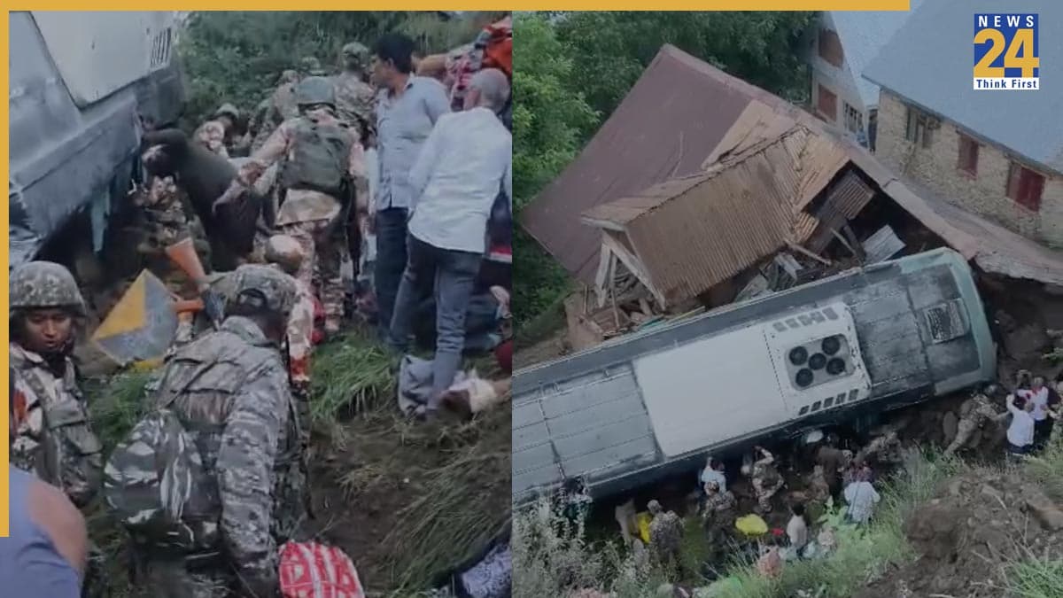 अमरनाथ यात्रा के दौरान बड़ा हादसा, गंडेरबल में खाई में गिरी श्रद्धालुओं से भरी बस, 30 यात्री घायल