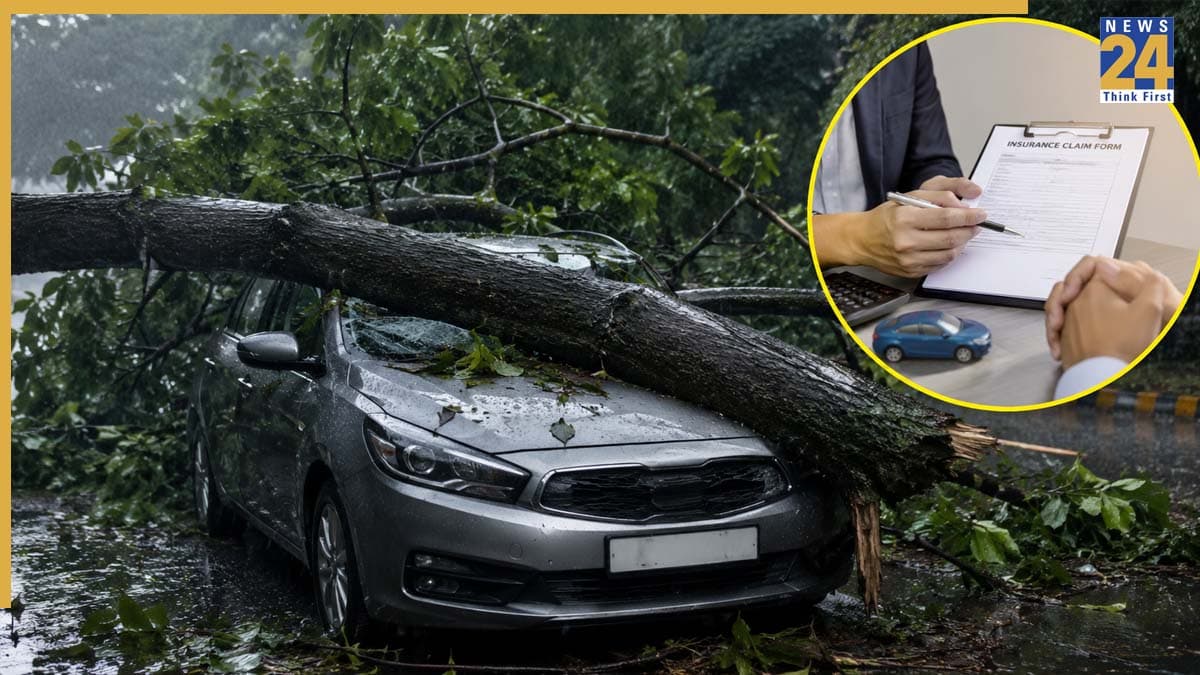 बारिश में पेड़ गिरने से कार खराब हुई तो कैसे मिलेगा इंश्योरेंस क्लेम, जान लें तरीका